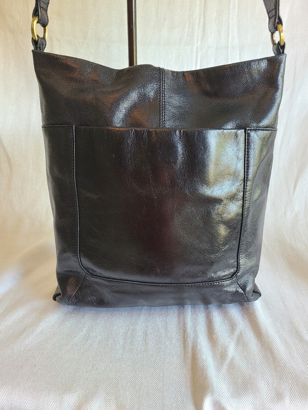 Hobo International black leather shoulder bag